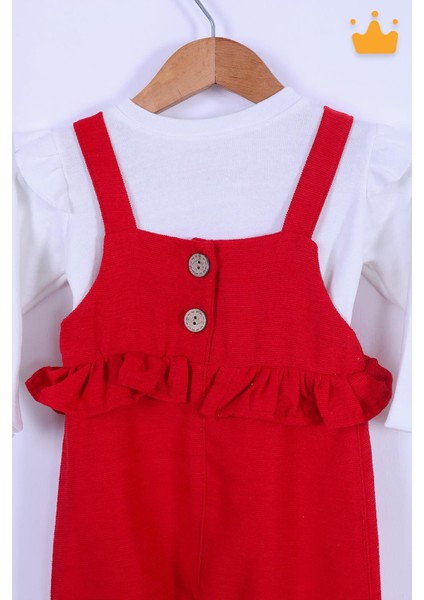 Babyhola Bayramlık Kız Bebek Çocuk Salopet Badi Takım 2338 fırsatları