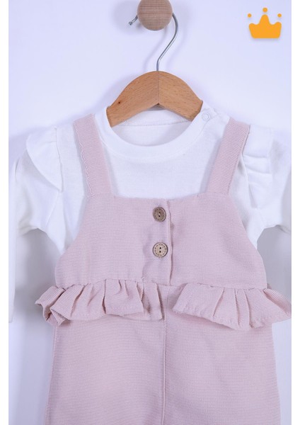 Babyhola Bayramlık Kız Bebek Çocuk Salopet Badi Takım 2338 fiyatları