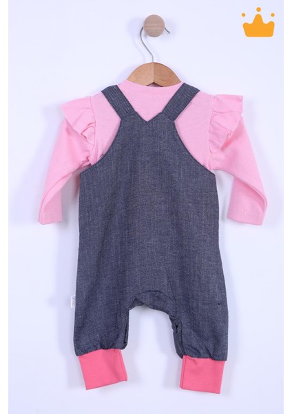 Babyhola Bayramlık Kız Bebek Çocuk Flamingo Bayramlık Salopet Badi Takım 23388 fiyatları