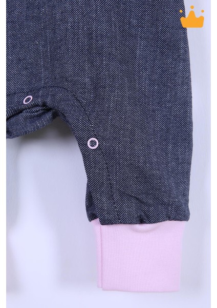 Babyhola Bayramlık Kız Bebek Çocuk Flamingo Bayramlık Salopet Badi Takım 23388