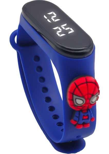 Hediye Bileklik Figürlü Çocuk Kol Saati 5 Atm Su Geçirmez Dokunmatik Dijital LED