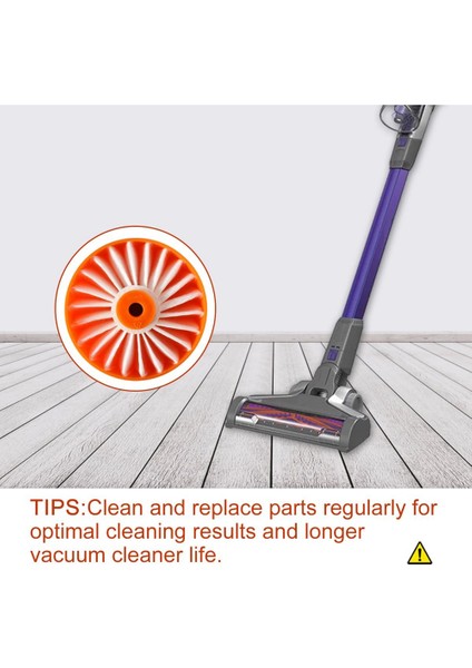 Akülü Ick Elektrikli Süpürge Ana Fırça Rulo Filtresi (Yurt Dışından) indirimleri