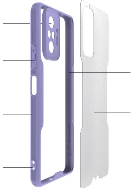 Xiaomi Redmi Note 10 Pro Kılıf Platin Silikon - Sarı 300099 fiyatları