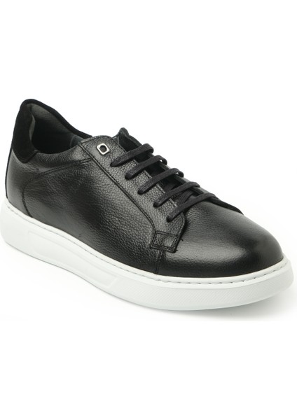 Erkek Sneaker ( Günlük) KA-C11744 John May Casual Siyah Maçka-Siyah Süet