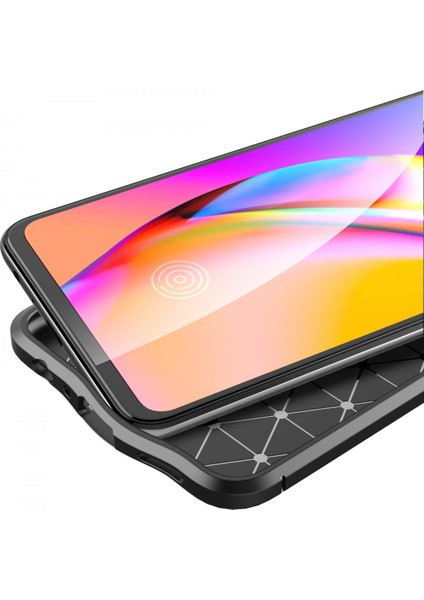 Oppo Reno 5 Lite Kılıf Focus Derili Silikon - Lacivert 300099 modelleri
