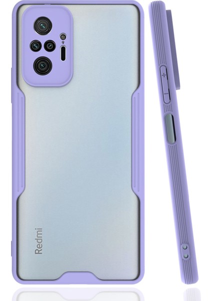 Xiaomi Redmi Note 10 Pro Kılıf Platin Silikon - Lila 300099