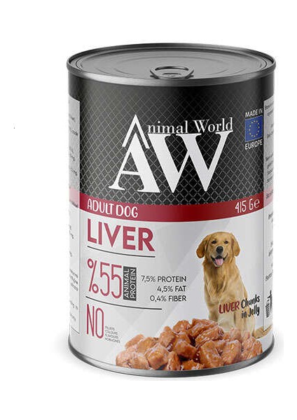 Animal World Yetişkin Köpek Sığır Etli Yaş Mama 415 gr