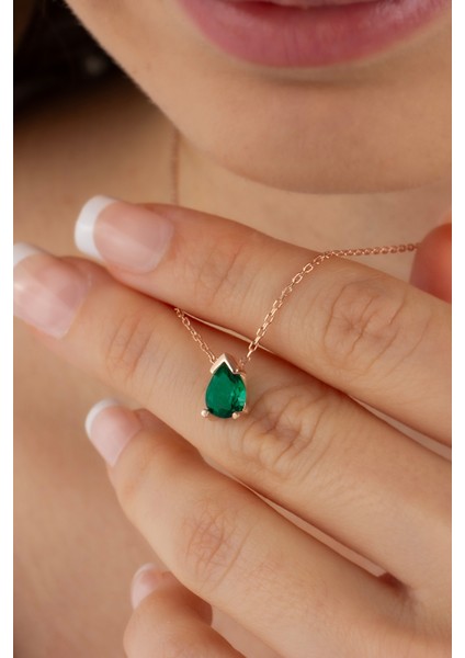 925 Ayar Gümüş Damla Kolye fiyatları