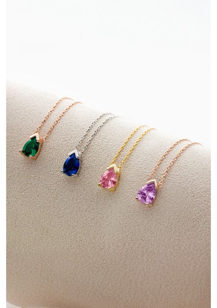 925 Ayar Gümüş Damla Kolye modelleri