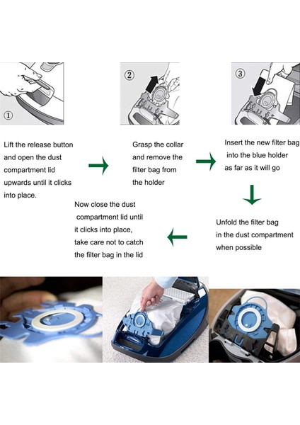 Gn Airclean 3D Efficiency Çanta Parçası Için 15 Adet Elektrikli Süpürge (Yurt Dışından) modelleri