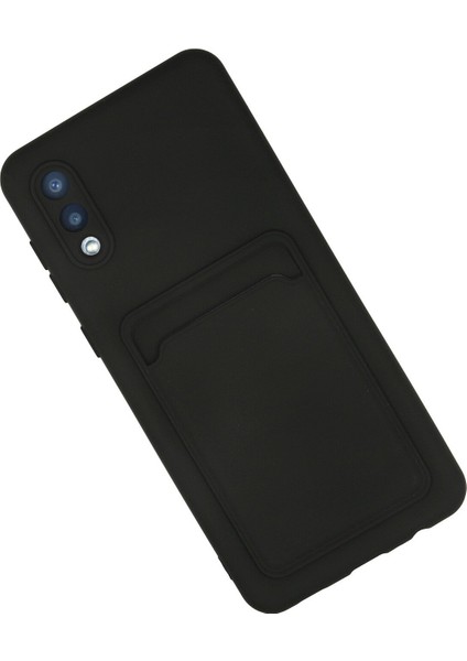Samsung Galaxy A02 Kılıf Kelvin Kartvizitli Silikon - Siyah 300099 fiyatları