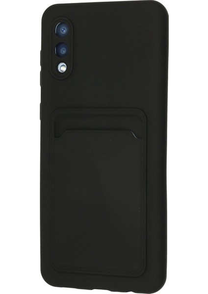 Samsung Galaxy A02 Kılıf Kelvin Kartvizitli Silikon - Siyah 300099 modelleri