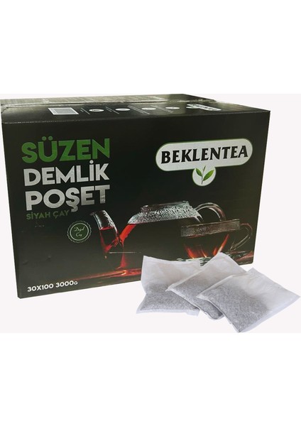 Beklentea Demlik Poşet Çay 30 gr 100 Adet