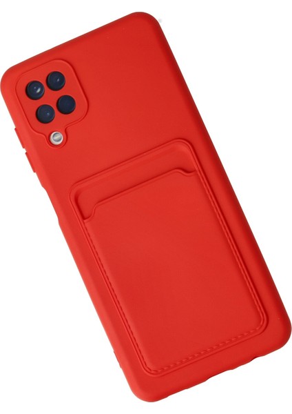 Samsung Galaxy A12 Kılıf Kelvin Kartvizitli Silikon - Kırmızı 300099 modelleri