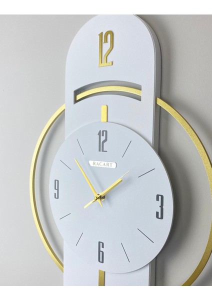 Ultra Sessiz, Gold ve Gümüş Ayrıntılı, Hediye, Salon, Ofis, Mutfak Dekoratif Duvar Saati D32 modelleri