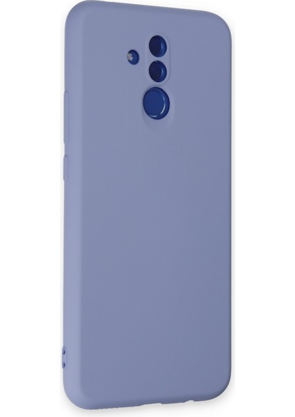 Huawei Mate 20 Lite Kılıf Nano Içi Kadife Silikon - Lila 300099