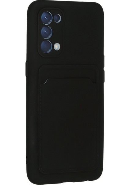 Oppo Reno 5 Kılıf Kelvin Kartvizitli Silikon - Siyah 300099 modelleri