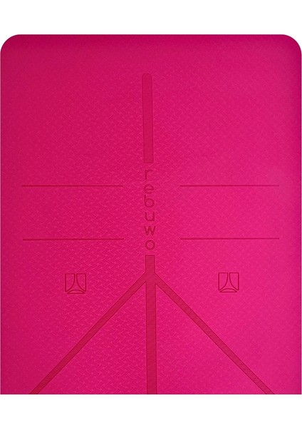 Hizalama Tasarım Yoga Pilates Mat 8mm Tpe Yoga Pilates Mat