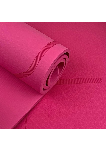 Hizalama Tasarım Yoga Pilates Mat 8mm Tpe Yoga Pilates Mat