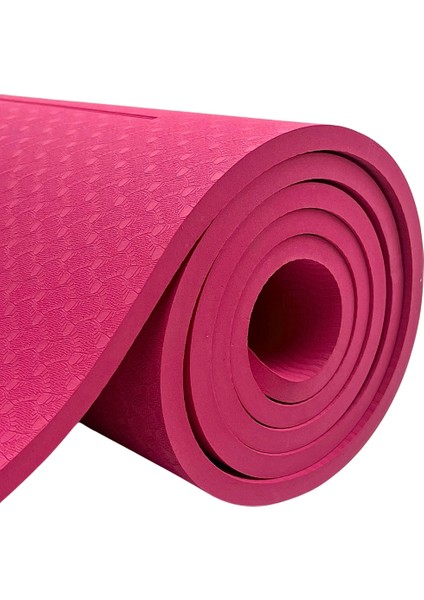 Hizalama Tasarım Yoga Pilates Mat 8mm Tpe Yoga Pilates Mat