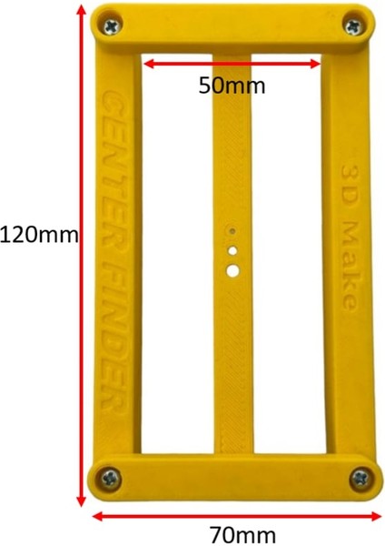 Merkez Hattı Işaretleme Gönyesi (50MM Genişlik)
