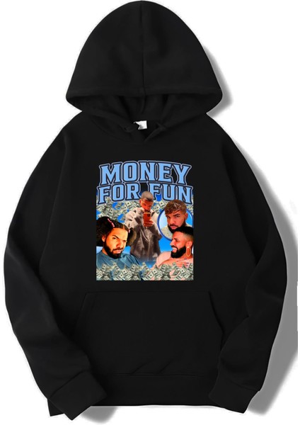 Brz Collection Unisex Oversize Money For Fun Hoodie