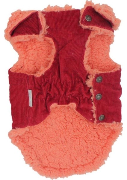 Bordo Kadife Yelek Kedi Köpek Yeleği Kedi Köpek Kıyafeti M modelleri