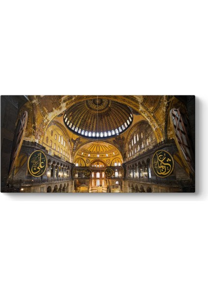 Ayasofya Camii Panorama Kanvas Tablo