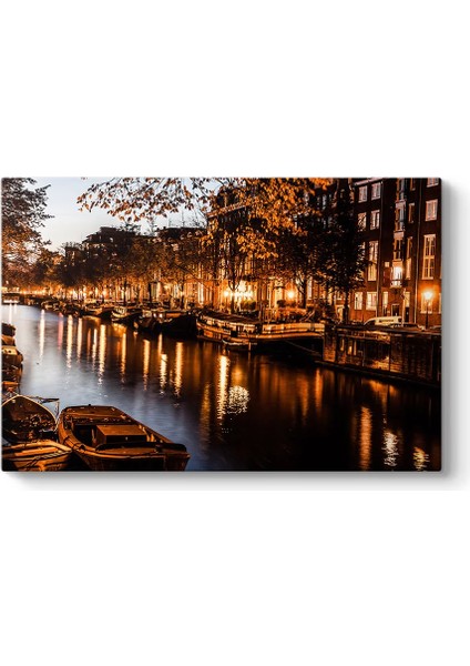 Amsterdam Hollanda Kanvas Tablo