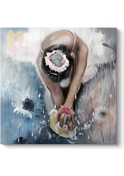 Sad Ballerina Kanvas Tablo