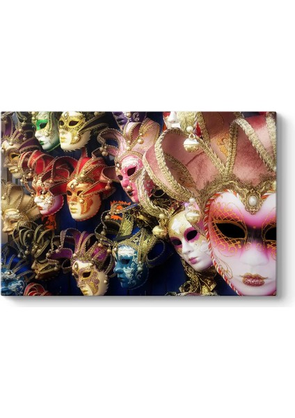 Venedik Mask Kanvas Tablo