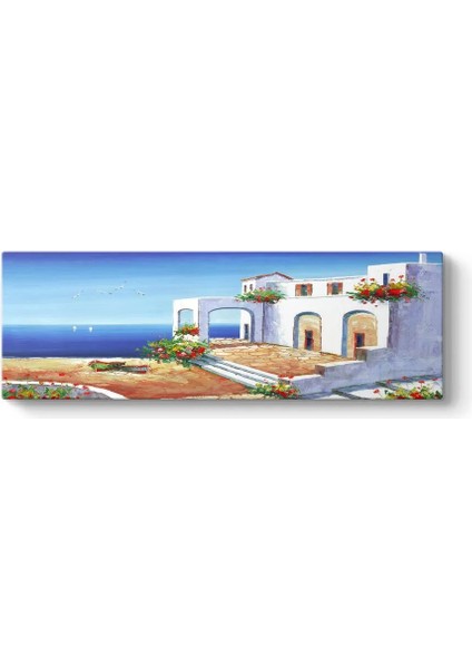 Santorini Manzara Kanvas Tablo