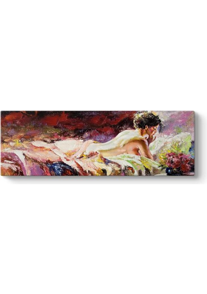 Naked Girl Panorama Kanvas Tablo
