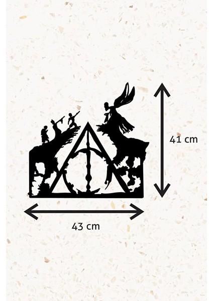 Ahşap Duvar Dekoru Tablo - Harry Potter - Ölüm Yadigarları (Deathly Hallows) Sembol