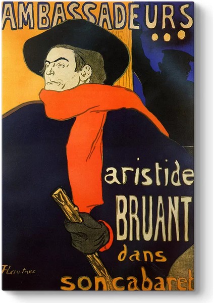 Henri De Toulouse - Lautrec Kanvas Tablo