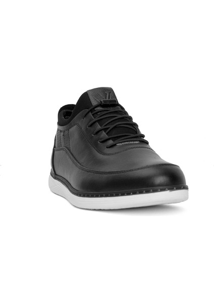 4965C Erkek Deri Casual Ayakkabı Siyah fiyatları