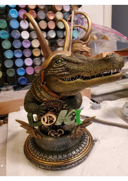 Marvel Timsah Loki Büst Timsah Figür 15CM