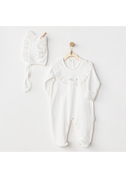 Bebek Tulum Takım Romper Hat Set Petit Love