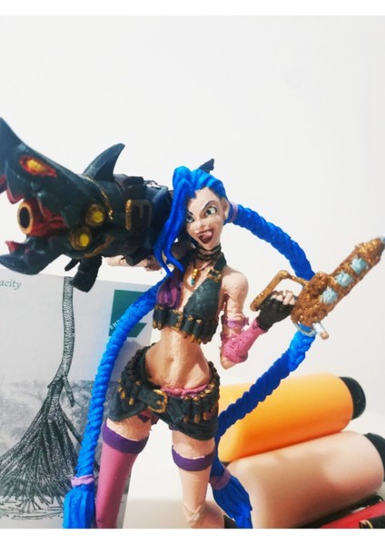 Jinx/arcane/leage Of Legends Figür