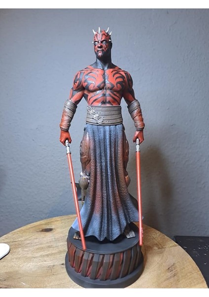 Darth Maul Son Düello Star Wars Boyalı Figür 30 cm (Büyük Boy)