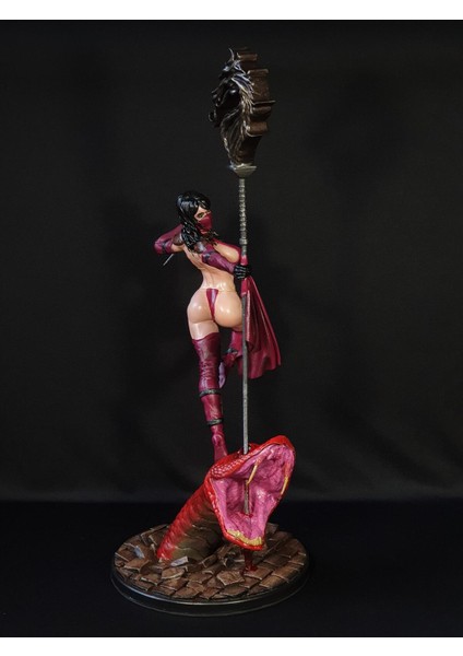 Mortal Kombat Mileena Figür Mortal Kombat Mileena Obje Büyük Boy 25CM fiyatları