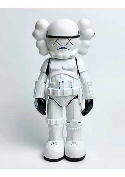 Kaws Stormtrooper Figür Kaws Boyalı Figür Kaws Starwars Figür Büyük Boy 20CM