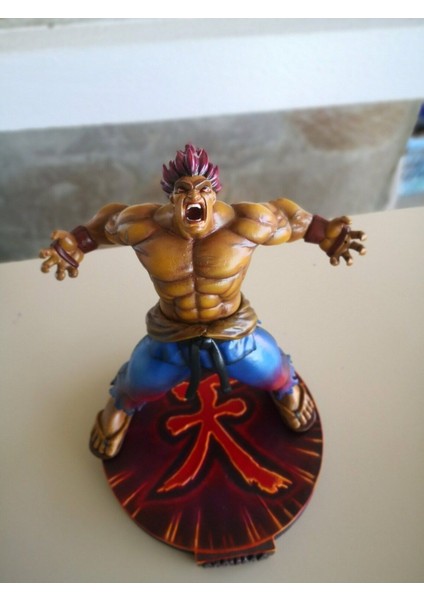 Street Fighter Öfkeli Akuma Figür Street Fighter Öfkeli Akuma Obje 25CM Büyük Boy modelleri