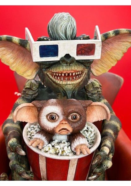 Gremlins Figür Giremlinler Sinema Figür Büyük Boy 25CM indirimleri