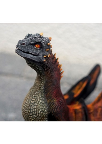 Rhaegal Ejderha Game Of Thrones Drogon Boyalı Figür 15 cm (Büyük Boy)