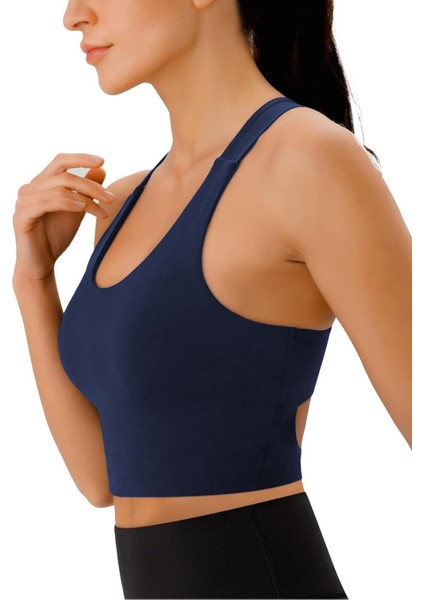 Co. Kadın Çarpraz Sırt Detaylı Kaplı Yoga Egzersiz Fitness Spor Sütyeni CRS001 modelleri