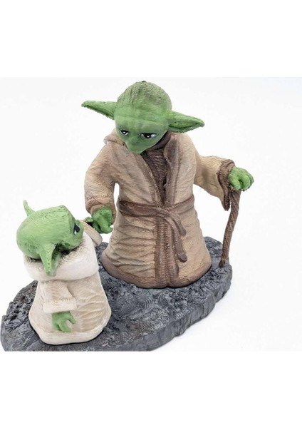 Starwars Yoda ve Grogu Figür Starwars Yoda Figür 18CM Büyük Boy