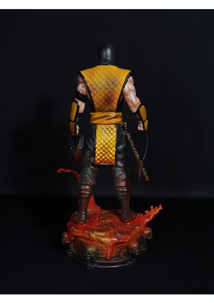 Mortal Kombat Scorpion Figür Mortal Kombat Scorpion Obje Büyük Boy 25CM fırsatları