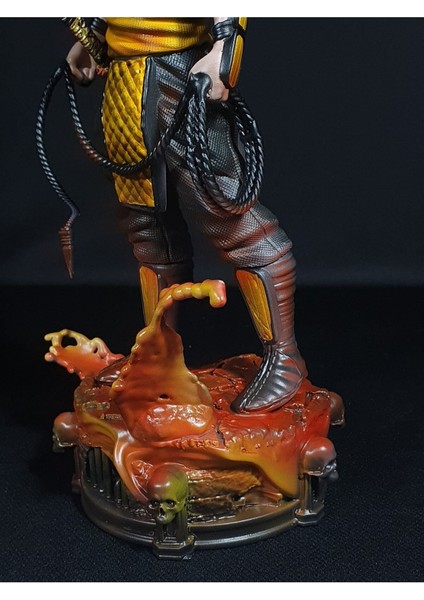 Mortal Kombat Scorpion Figür Mortal Kombat Scorpion Obje Büyük Boy 25CM indirimleri
