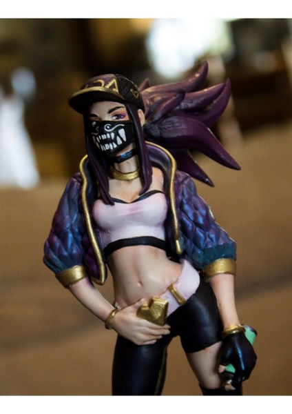 Kda Akali Boyalı Figür 20 cm (Büyük Boy)